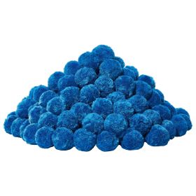 VEVOR Pool Filter Balls for Sand Filter, 1.5 lbs, Filter Balls Replace Pool Filter Sand, Reusable Blue Polyester Fiber Filter Media with Wash Bag