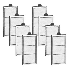 VEVOR Aquarium Filter Cotton, 8 PCS Fish Tank Replacement Filter Cartridges for 2.5/3.5 Gal