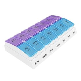 Ezy Dose Weekly  AM/PM Pill Organizer, Vitamin and Medicine Box