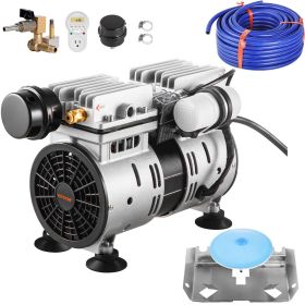 VEVOR Pond Aerator, 550W Power, 5.2CFM for Up to 1 Acre 50' Lake, Pond Aeration Kit Includes 3/4 HP Compressor & 100' Weighted Tubing & Diffuser