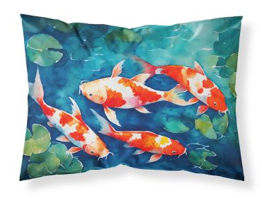 Koi Fish Standard Pillowcase Lightweight Super Soft Easy Care Decorative Artwork Pillowcase, Standard