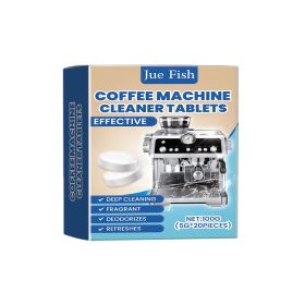 Jue-Fish Coffee Machine Cleaning Effervescent Tablets Cleaning Coffee Machine Stains, Grease, Renewing Maintenance Cleaner