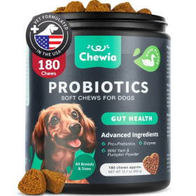 Probiotics For Dogs Gut Health Digestion Immunity Yeast Balance Itchy Skin Allergies Support Dog Probiotic Chews With Digestive Enzymes For Gut F (Option: 1pcs)
