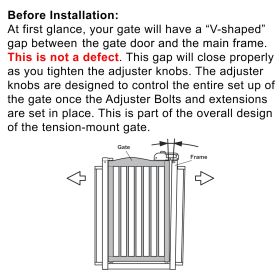 One (Option: Touch Gate II Wide in White)