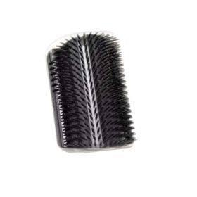 1/2pcs Corner Scrubber Cat Scratcher Massage Brush Scratcher Toy Cat Scratch Board, Wall Corner Cat Brush Pet Groomer Tool Brush Comb Pet Supplie (Quantity: 1pc, Color: Black)