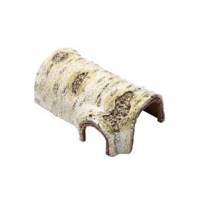 Aquarium Decor Hiding House for Reptiles Lizards (Type: M, Color: As pic show)