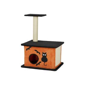 Pet Supplies Cat Trees with Scratching Posts (Type: Pet Supplies, Color: Orange & Black)